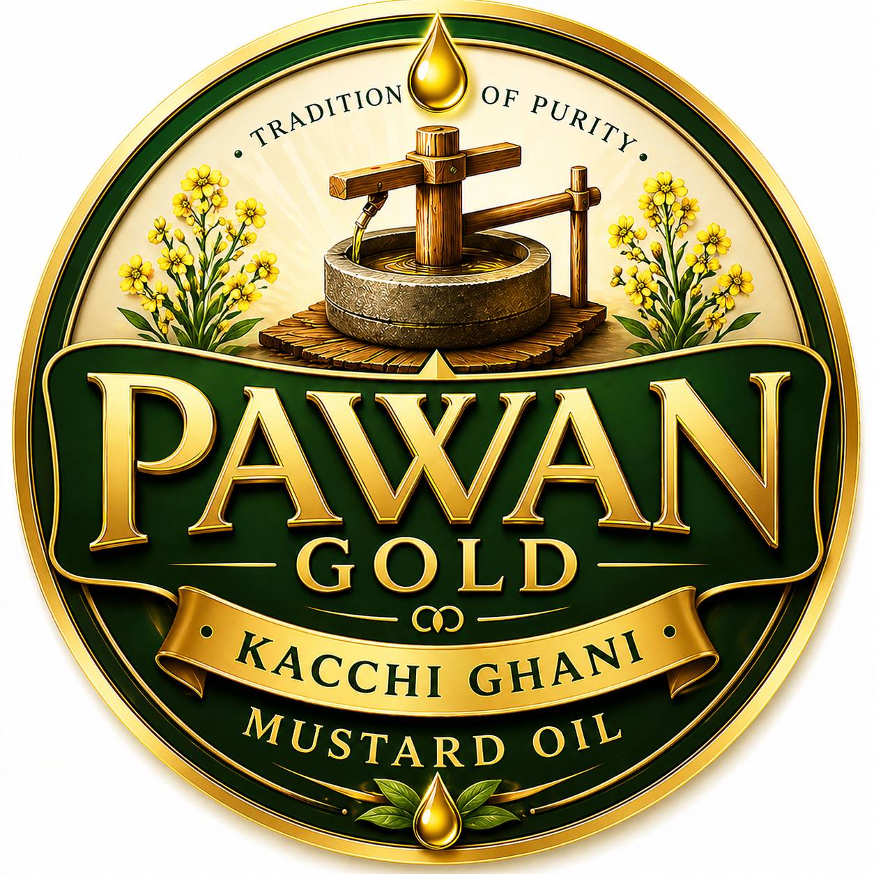 Pawan Gold Kacchi Ghani Mustrad Oil